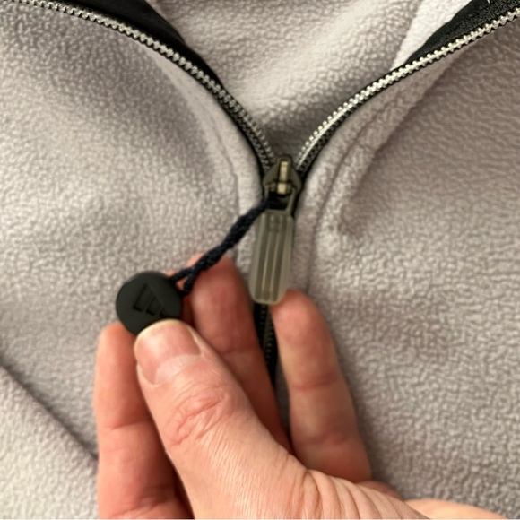Adidas’s Gray Pullover fleece 3 quarter Zip Size: Men's 2XL Excellent Condition - Picture 9 of 14